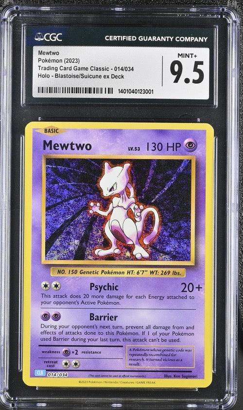 Mewtwo 014/034 - CGC 9.5