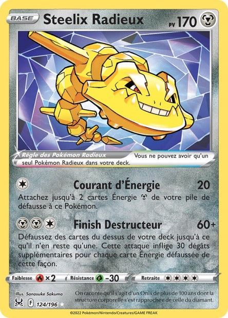 Steelix Radieux 124/196 - Origine Perdue