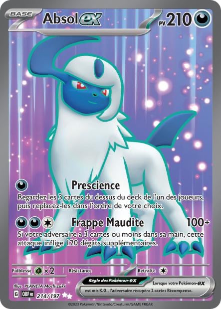 Absol ex 214/197 - Flammes Obsidiennes